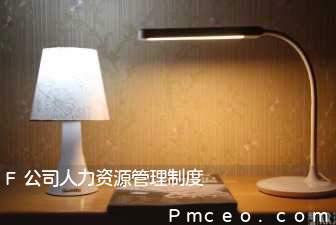 f公司人力资源管理制度 f公司人力资源管理制度