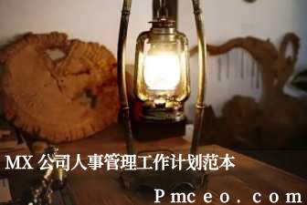 mx公司人事管理工作计划范本 mx公司人事管理工作计划范本