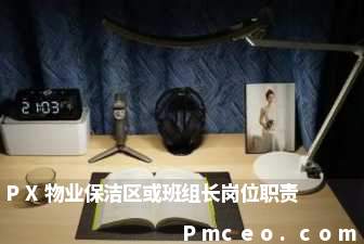 px物业保洁区或班组长岗位职责 px物业保洁区或班组长岗位职责