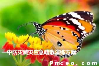 一中防灾减灾应急疏散演练方案 一中防灾减灾应急疏散演练方案