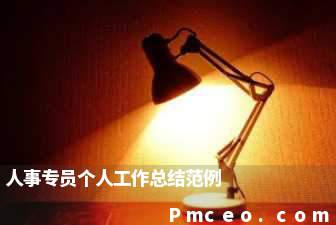 人事专员个人工作总结范例 人事专员个人工作总结范例