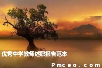 优秀中学教师述职报告范本 优秀中学教师述职报告范本