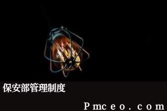 保安部管理制度 保安部管理制度