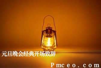 元旦晚会经典开场致辞 元旦晚会经典开场致辞