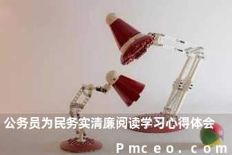 公务员为民务实清廉阅读学习心得体会 公务员为民务实清廉阅读学习心得体会