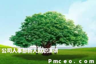 公司人事部新人就职演讲 公司人事部新人就职演讲