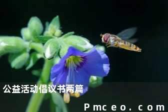 公益活动倡议书两篇 公益活动倡议书两篇