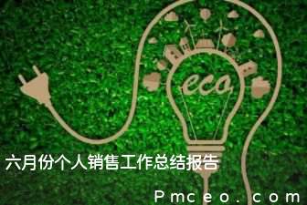 六月份个人销售工作总结报告 六月份个人销售工作总结报告