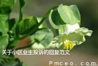 关于小区业主投诉的回复范文 关于小区业主投诉的回复范文