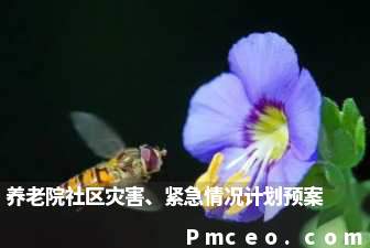 养老院社区灾害、紧急情况计划预案 养老院社区灾害、紧急情况计划预案