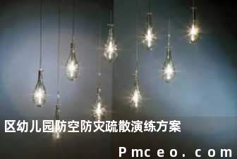 区幼儿园防空防灾疏散演练方案 区幼儿园防空防灾疏散演练方案