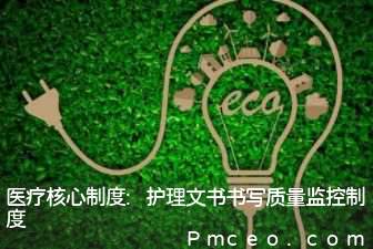 医疗核心制度:护理文书书写质量监控制度 医疗核心制度:护理文书书写质量监控制度
