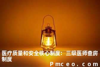 医疗质量和安全核心制度:三级医师查房制度 医疗质量和安全核心制度:三级医师查房制度