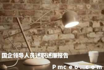 国企领导人员述职述廉报告 国企领导人员述职述廉报告