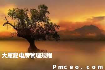 大厦配电房管理规程 大厦配电房管理规程