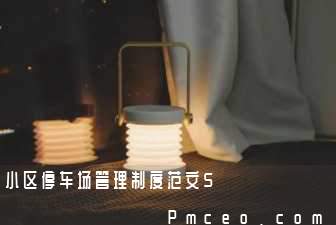 小区停车场管理制度范文5 小区停车场管理制度范文5