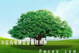 小区内电梯安全管理制度 小区内电梯安全管理制度