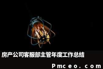 房产公司客服部主管年度工作总结 房产公司客服部主管年度工作总结