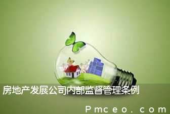 房地产发展公司内部监督管理条例 房地产发展公司内部监督管理条例