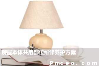 房屋本体共用部位维修养护方案 房屋本体共用部位维修养护方案