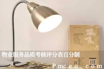 物业服务品质考核评分表百分制 物业服务品质考核评分表百分制