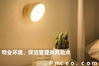 物业环境、保洁管理类风险点 物业环境、保洁管理类风险点