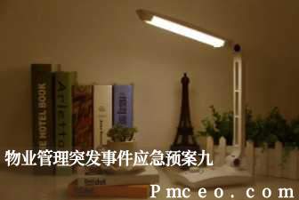 物业管理突发事件应急预案九 物业管理突发事件应急预案九