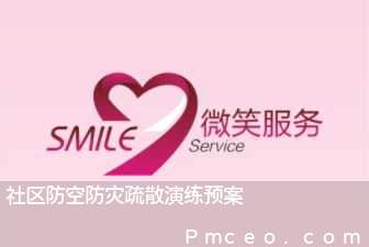 社区防空防灾疏散演练预案 社区防空防灾疏散演练预案