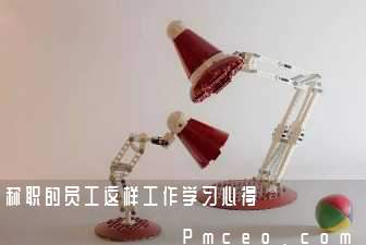称职的员工这样工作学习心得 称职的员工这样工作学习心得
