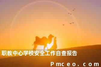 职教中心学校安全工作自查报告 职教中心学校安全工作自查报告