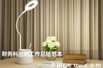 财务科出纳工作总结范本 财务科出纳工作总结范本