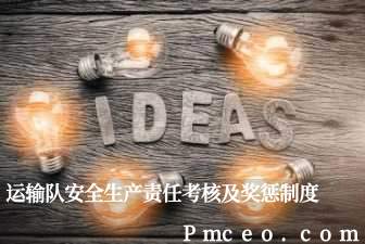运输队安全生产责任考核及奖惩制度 运输队安全生产责任考核及奖惩制度