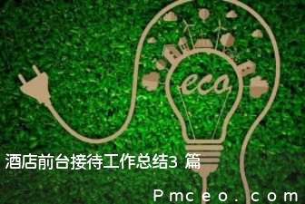 酒店前台接待工作总结3篇 酒店前台接待工作总结3篇